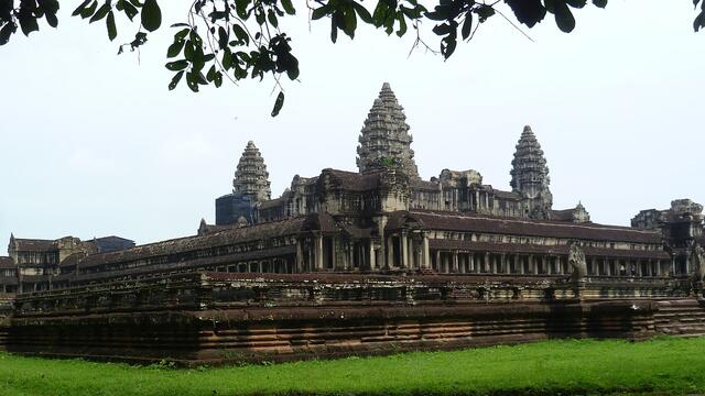 Angkor Thom Bayon Tempel.
