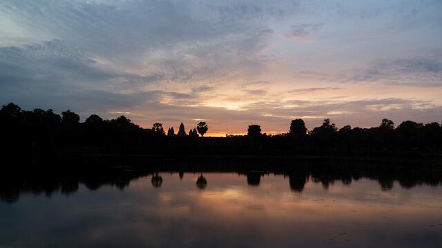 Angkor Wat Sonnenaufgang.
