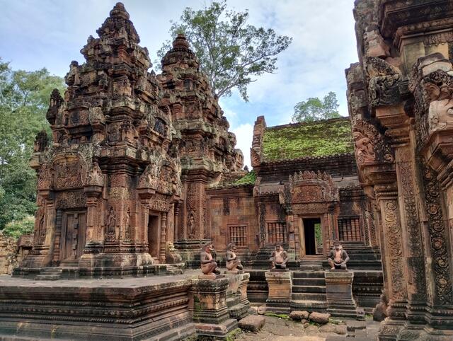 Banteai Srei Tempel.
