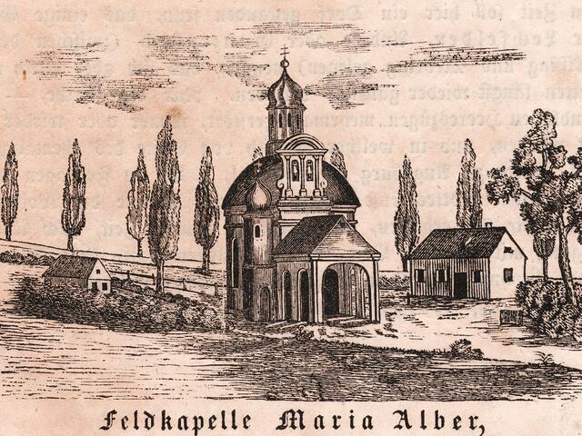 Maria Alber, aus einem Buch