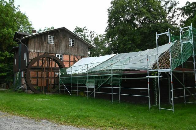 Mühlenmontag (Foto: Katja Woidtke)

Wassermühle Lünzen (Juli 2024) mit Sägewerk | Foto: Katja Woidtke
