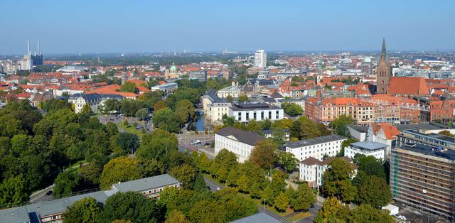 Der Landtag in der Mitte