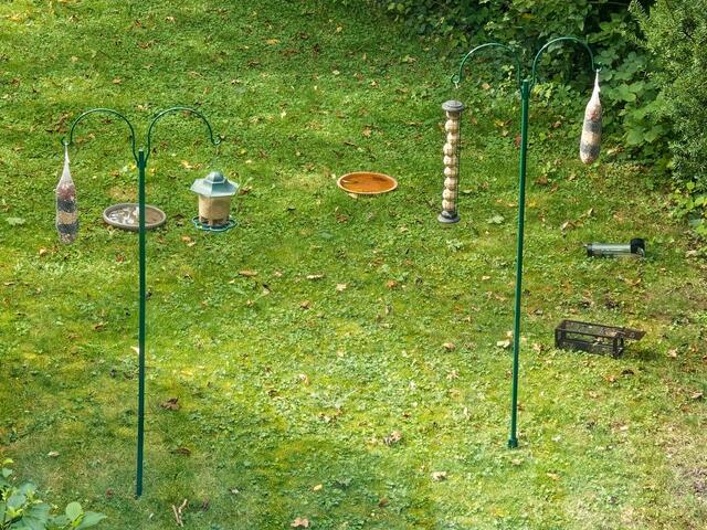 Futter und Trinkstellen, hier ist alles vorhanden! 