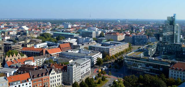 Blick zum Aegidientorplatz