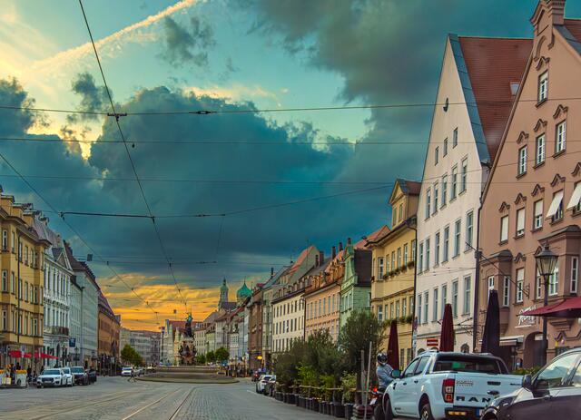 Die Maximilianstraße.