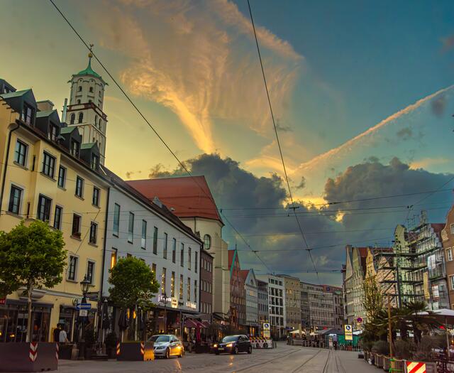 Bei der Mortizkirche.