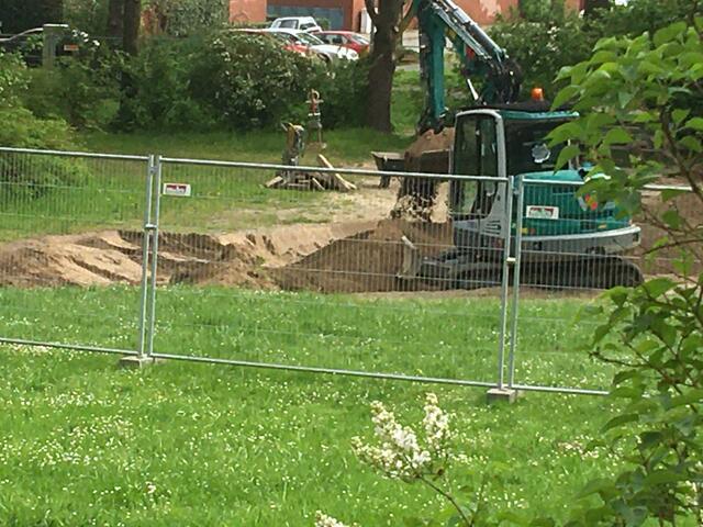 Foto: Ausschachtung