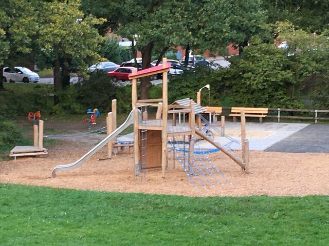 Foto: der neue Spielplatz