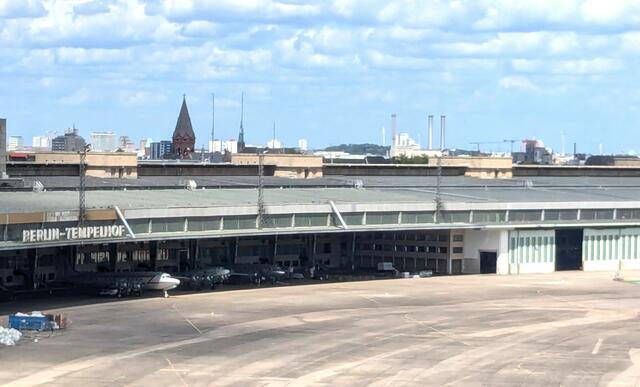 Fluf-Vorfeld Flughafen Tempelhof