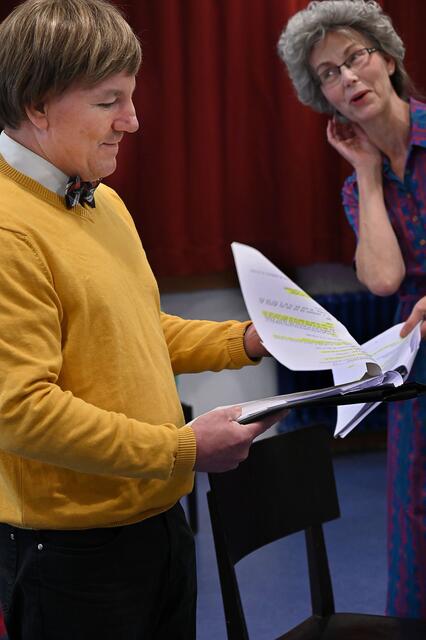 Probenfotos beim Südstädter Komöd'chen