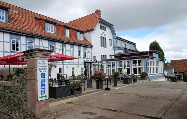 Rückseite des Harzhotels Güntersberge