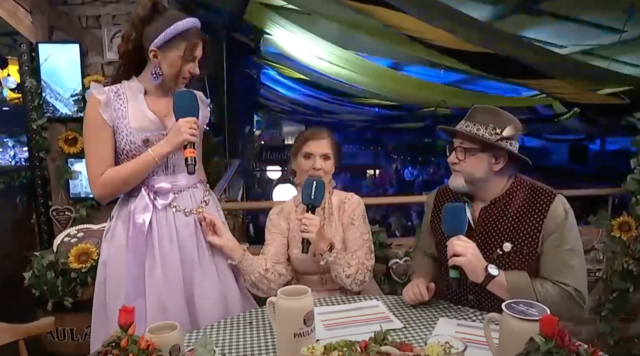 Maibritt Wiesn TV Interview (München TV) | Foto: MünchenTV