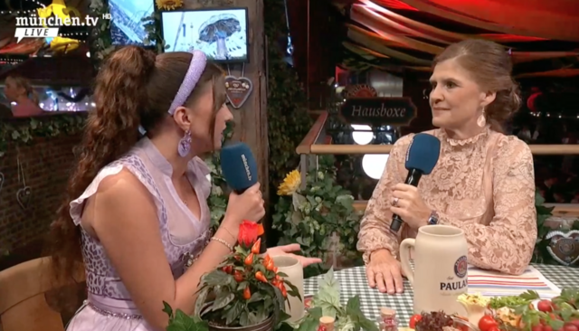 Maibritt Wiesn TV Interview (München TV) | Foto: MünchenTV
