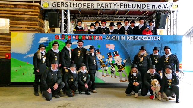 2023 waren wir als Glücksbringer im Fasching unterwegs. | Foto: Gersthofer Party-Freunde n.e.V.
