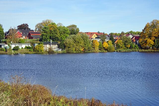 Partie am oberen Teich in Stiege