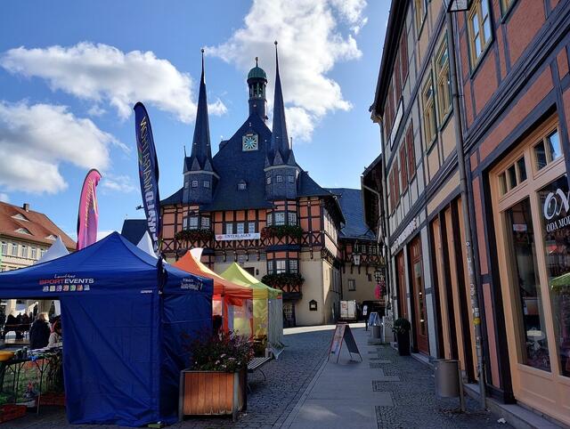 Das Rathaus. Mal aus einer anderen Perspektive.

