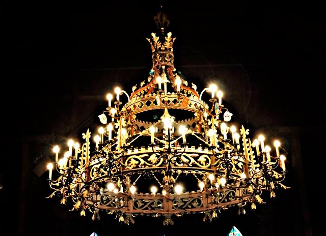 Leuchter in der Stabkirche Hahnenklee