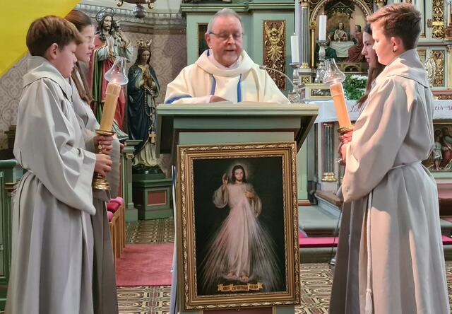 Verkündigung des Hl. Evangelium durch Pfarrer Paul Notz
