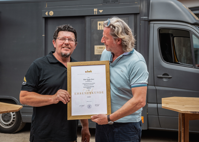 Spezialtüren Sedlmeyr Friedberg/Bayern - Ehrung der Handwerkskammer Schwaben für Tibor Kudor-Dani | Foto: Sandra Vitting Fotografie