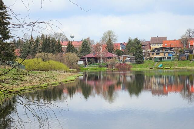 am oberen Teich in Stiege