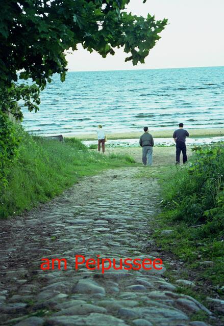 Der Paipussee, fast wie ein Meer, trennt Estland und Russland