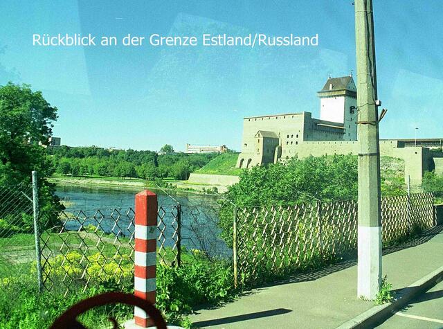 Da drüben ist Estland, hier Russland