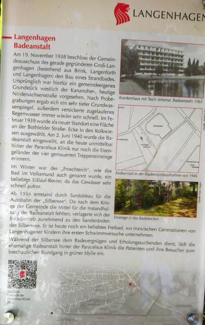 Infotafel von GLIEM (Ganz Langenhagen ist ein Museum). Solche Tafeln finden sich an vielen historischen Orten in Langenhagen. | Foto: Shima Mahi