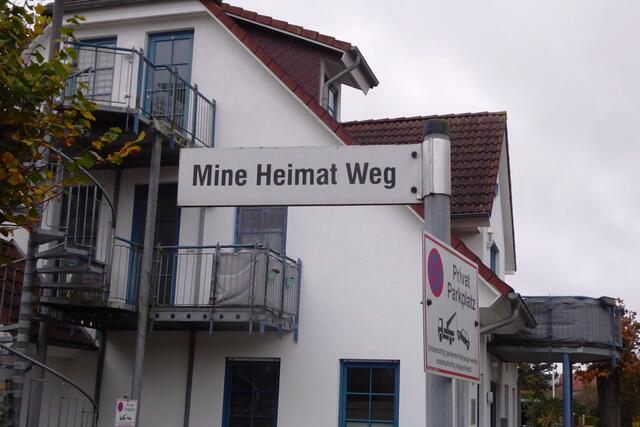 Der Mine-Heimat-Weg in Zingst.