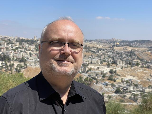Guido Baltes ist seit 2019 Lehrbeauftragter für Neues Testament an der Philipps-Universität Marburg und hat von 2003 bis 2009 in Jerusalem gelebt und gearbeitet  | Foto:  Privat