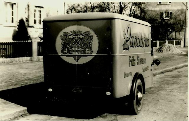 Moderner Verkaufswagen, 23. März 1950