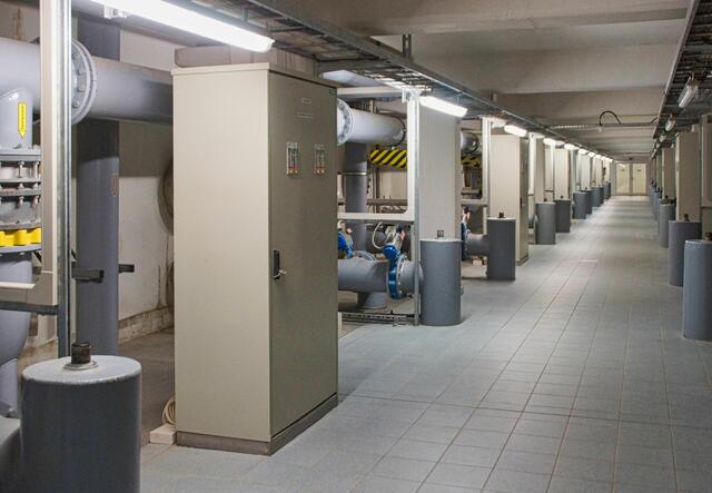 Aufbereitung des bereits gefilterten Wassers im Wasserwerk Wienrode