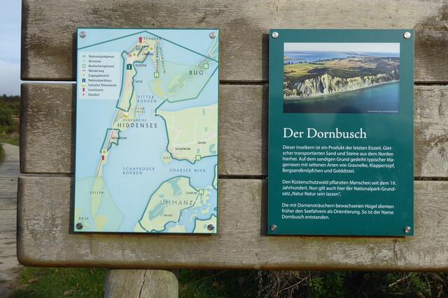 Kartenüberischt und Erläuterung zum Dornbusch.