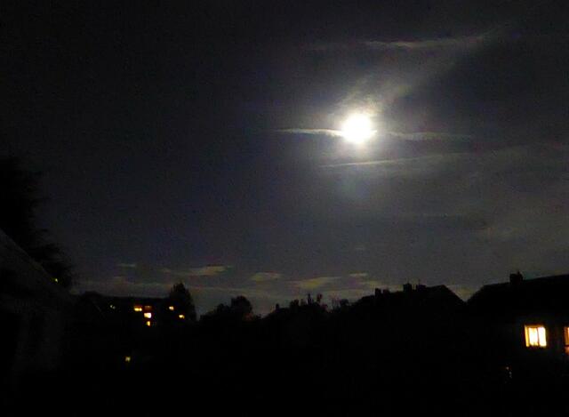 Vollmond über Langenhagen | Foto: Shima Mahi