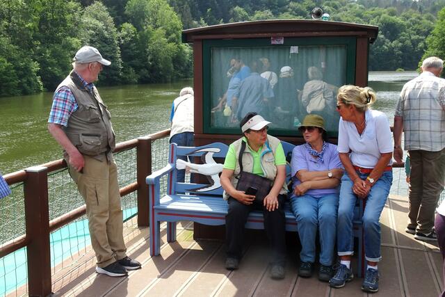 mit der Floß - Gaststätte auf der Wendefurther Talsperre