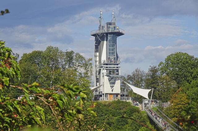 der Solitair Aussichtsturm an der Rappbodetalsperre