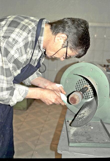 Arbeit an russischer Maschine