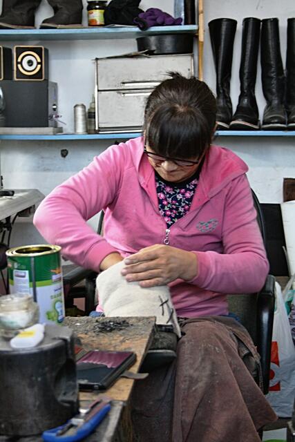 Schuhreparatur auf eigene Art