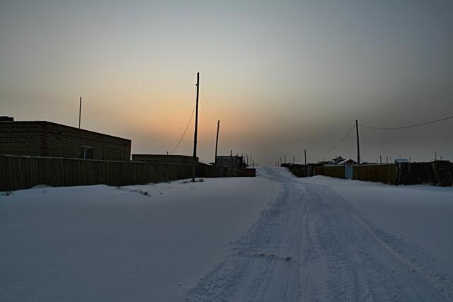 Der Schnee bleibt meist nicht lange liegen, doch die Temperaturen liegen von November bis April meist um -25°.