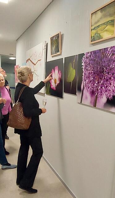 Vernissage "Natur und Fotografie" von Gabriele Maurer am 07.03.2024 | Foto: Ramona Frodl