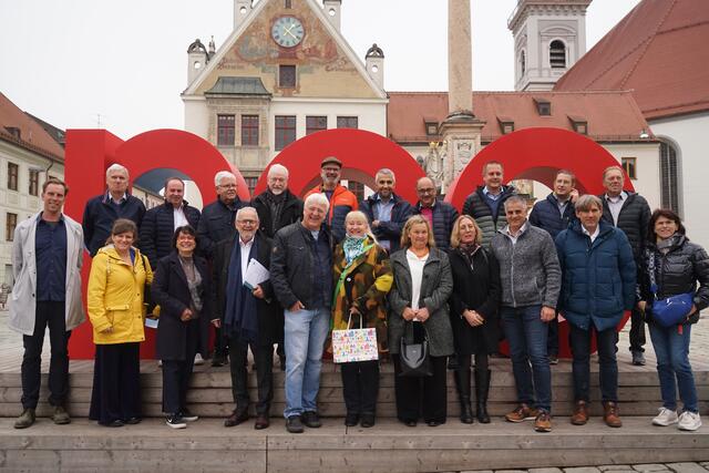 Der Aichacher Stadtrat unternahm eine Infofahrt nach Freising, um sich über die dortige Umgestaltung der Innenstadt zu infomieren | Foto: Stadt Aichach