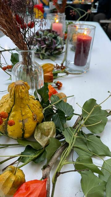 Ein herzlicher Dank geht an die Sponsorin der Deko. | Foto: BDS Gewerbeverband Königsbrunn