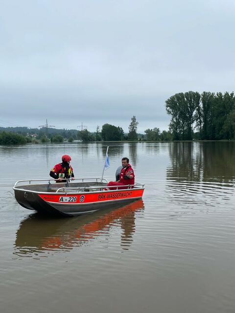 Einsatz der BRK-Wasserwacht