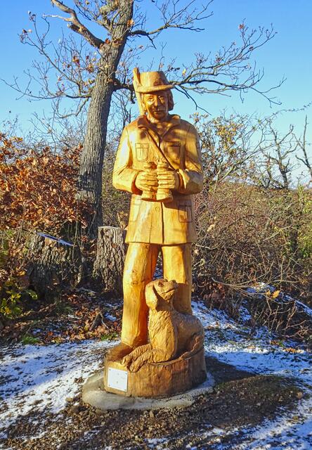 Försterfigur am Försterblick
