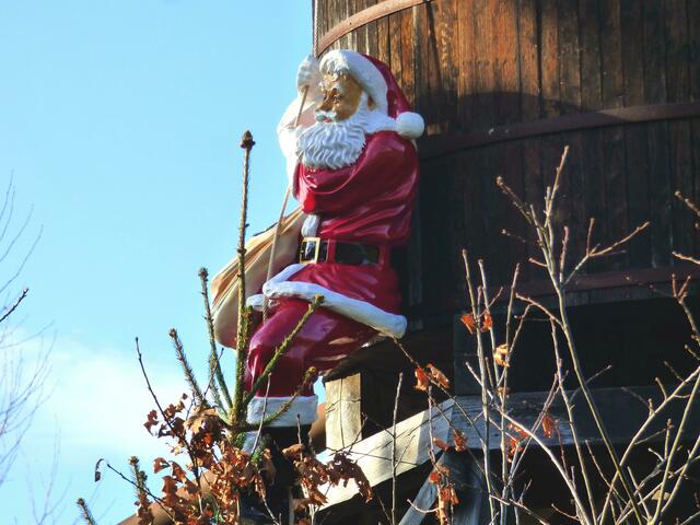 Santa ist schon auf dem Weg