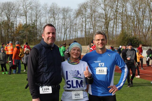 Nach dem Lauf - Georg Leichtle, Geri Morenweiser und Tobias Steige
