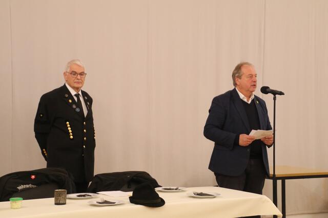 Totenehrung 2024  Alfred Schön, Bürgermeister Henning Schünhof