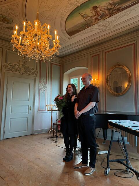 Musiksommer mit dem Duo Lackerschmid auf Schloss Hammel. | Foto: Stadt Neusäß