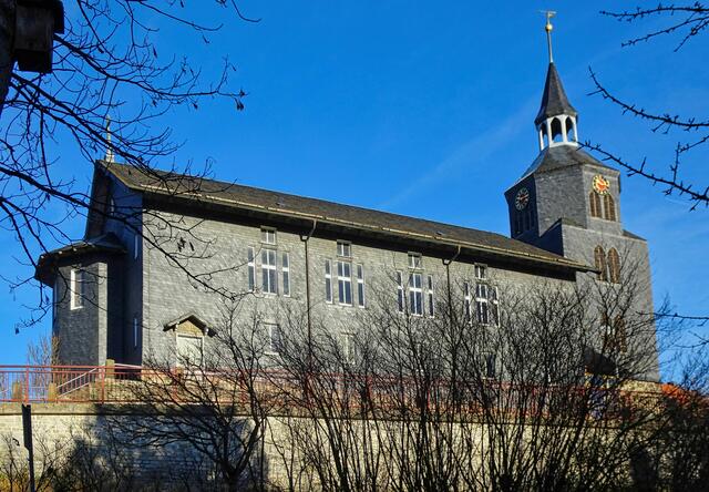 St. Lauritius von der Klippe aufgenommen (aus südlicher Richtung)