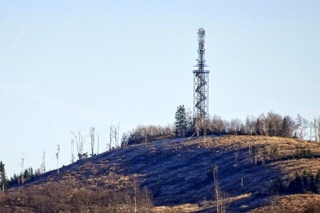 Carlshausturm, dieser Funkmast wurde für den Betrieb der Harzer Schmalspurbahnen errichtet, der untere Teil kann als Aussichtsturm genutzt werden