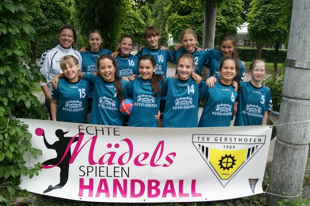 Weibliche D-Jugend 2010 | Foto: TSV Gersthofen Handball